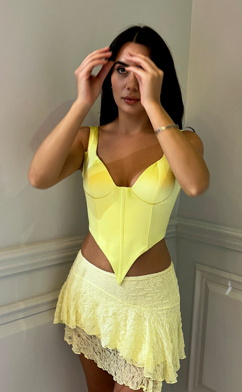 Lemonade Lace Corset
