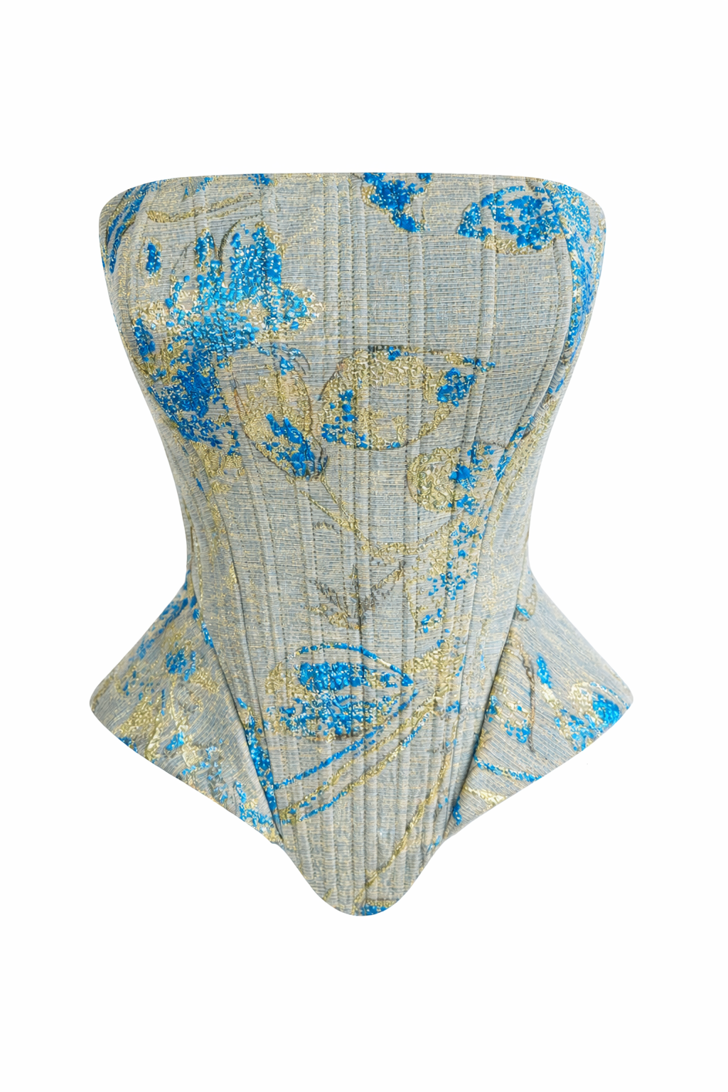 Blue Opaline Corset